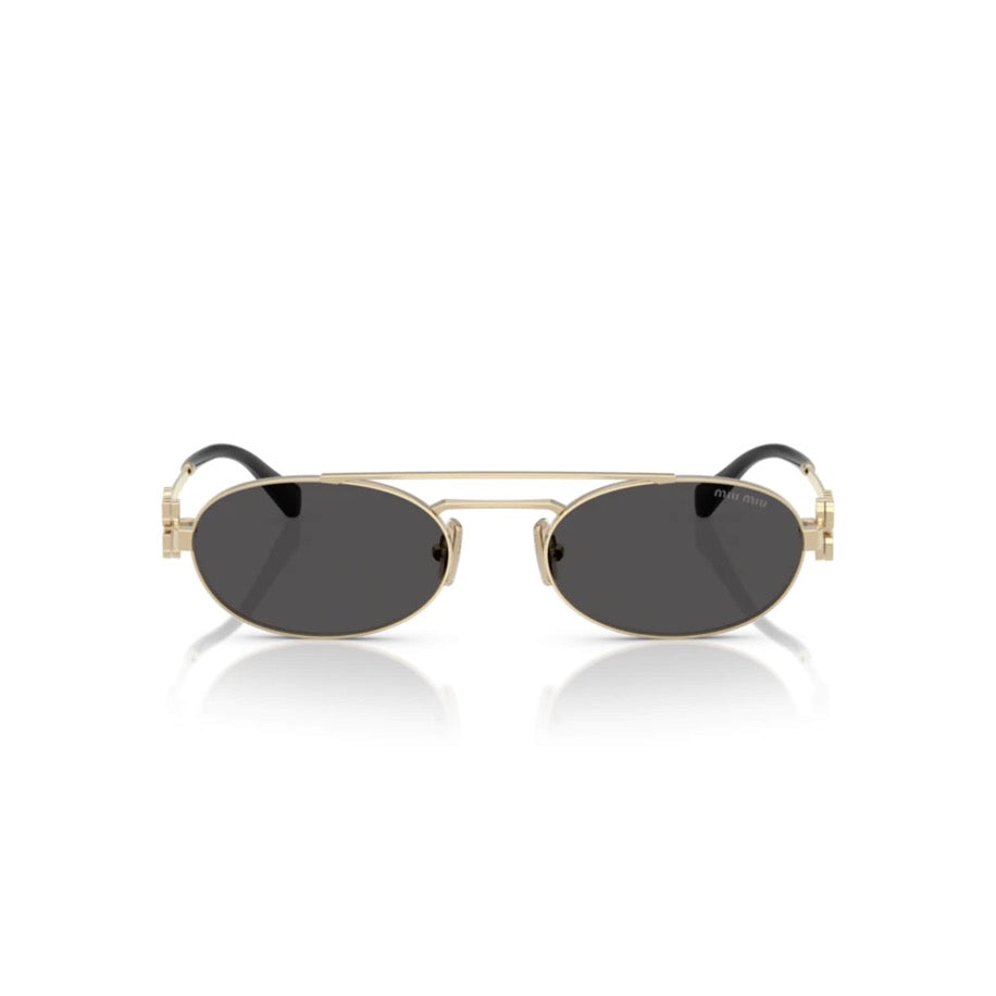 Miu Miu Logo 54ZS Pale Gold Dark Kadın Güneş Gözlüğü