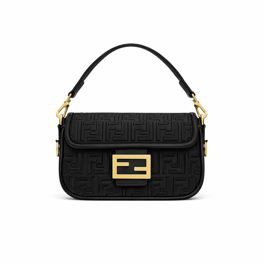 Fendi Baget Mini Bag Leather Black