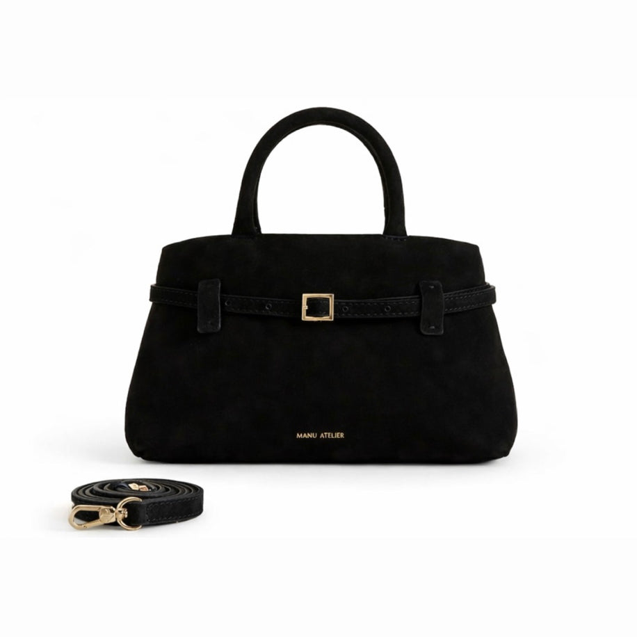 Manu Atelier Le Cambon 25 Black Suede