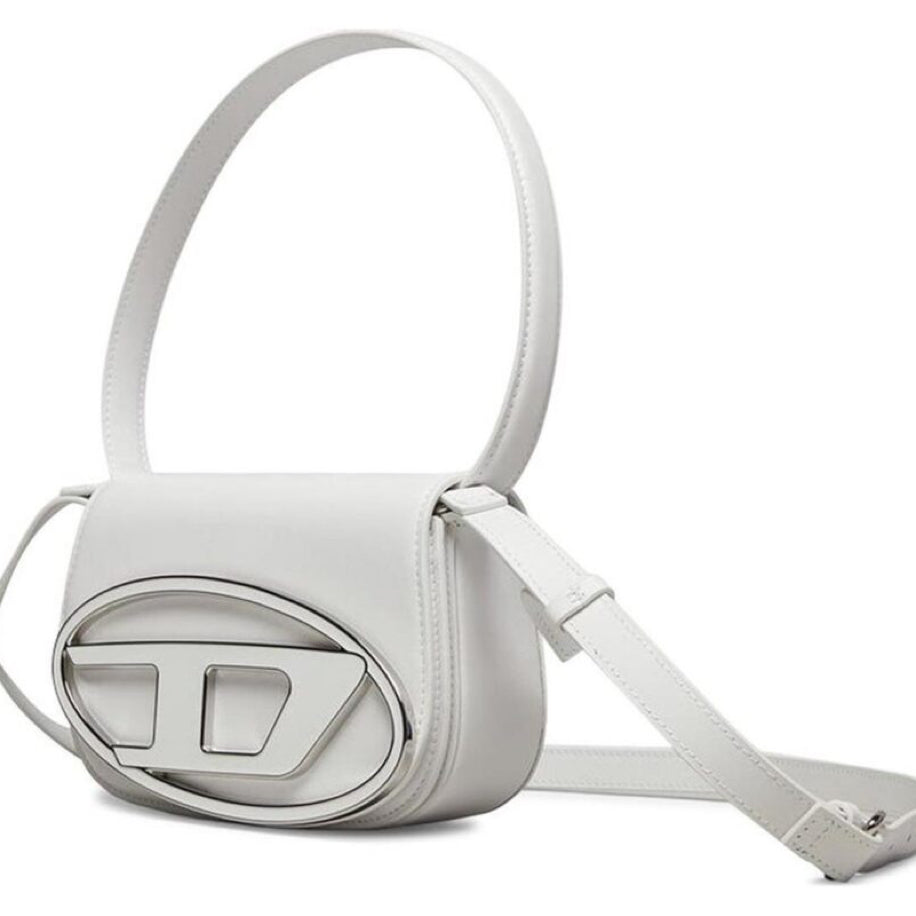 Diesel 1DR Shoulder Bag White
