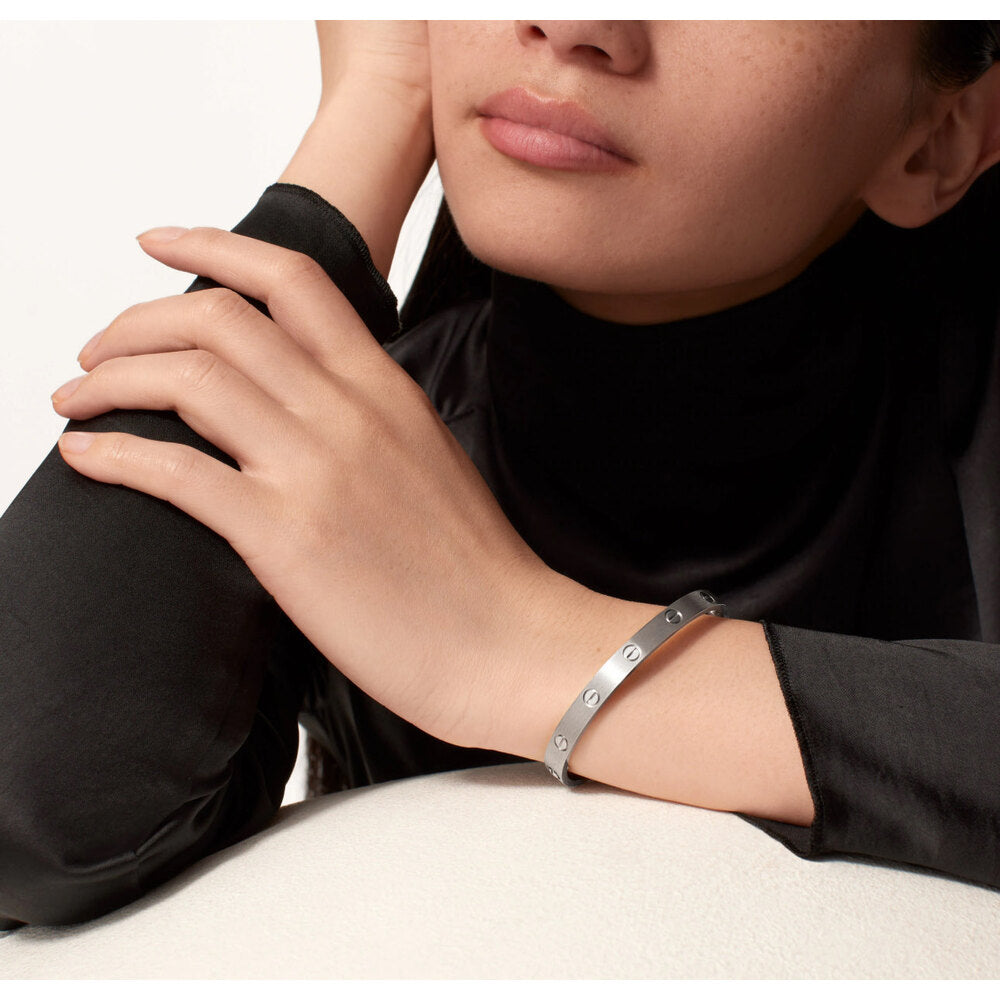Cartier Kelepçe Silver