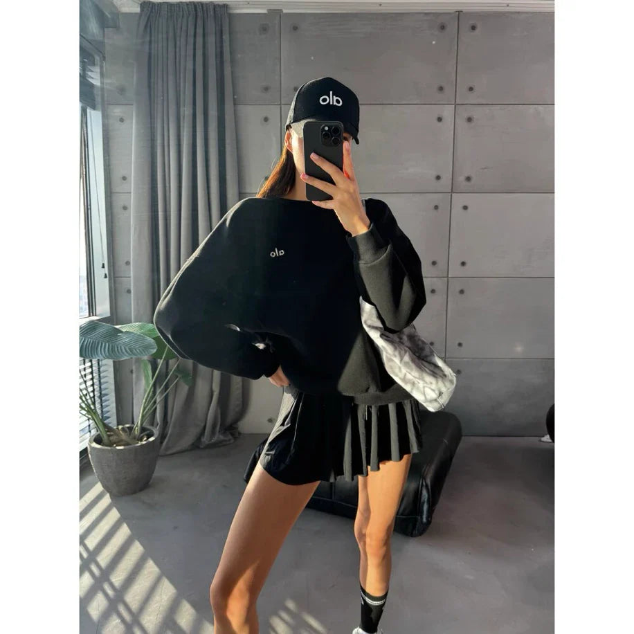 Alo Yoga Sweatshirt Black “ Premium “