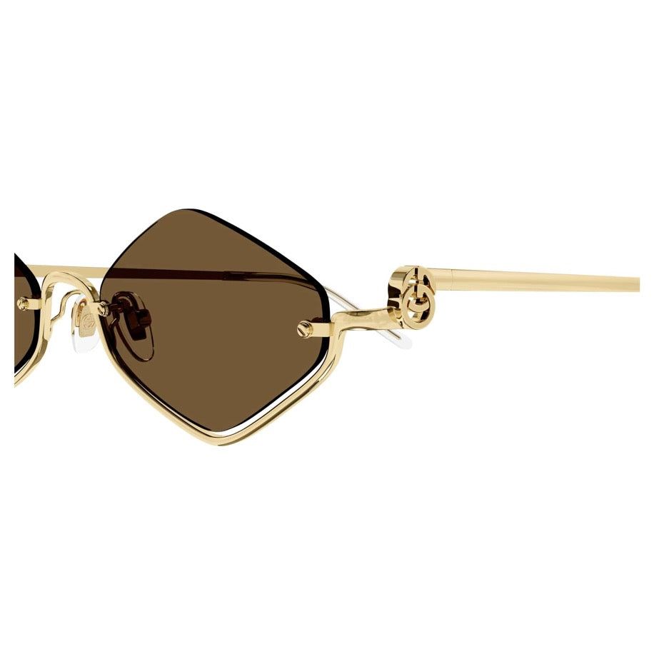 Gucci Brown Gold Güneş Gözlüğü