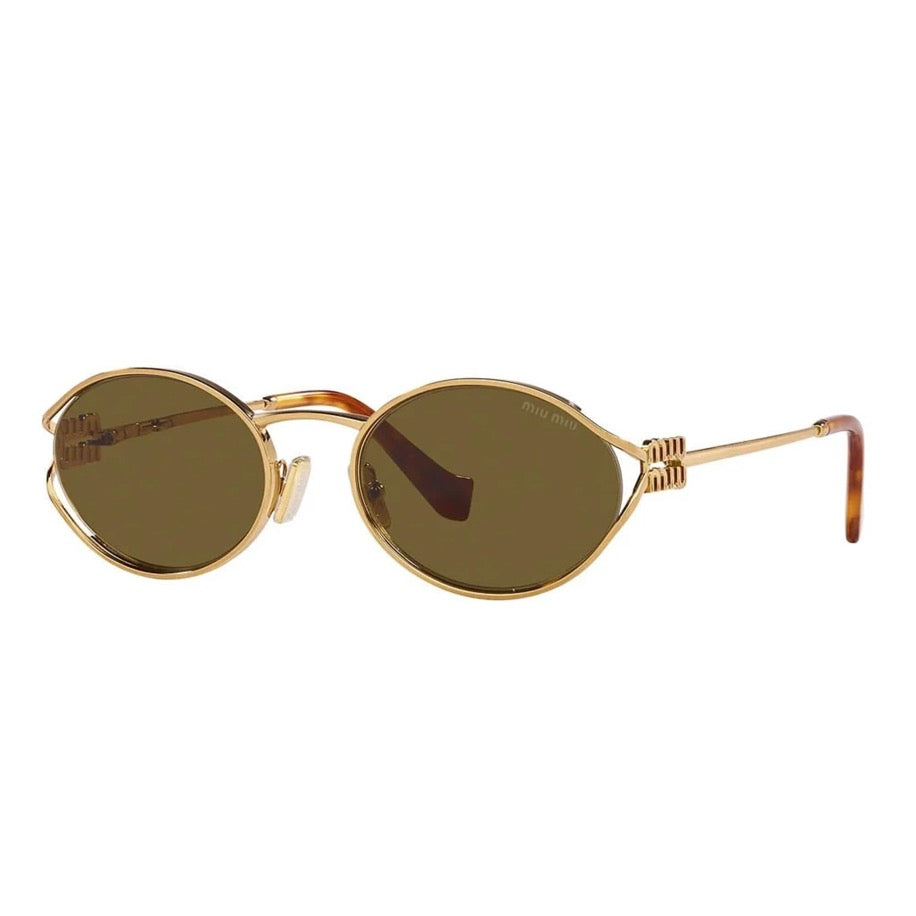 Miu Miu SM7 52 Y Gold Güneş Gözlüğü