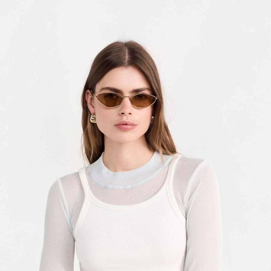 Miu Miu Brown Gold Güneş Gözlüğü