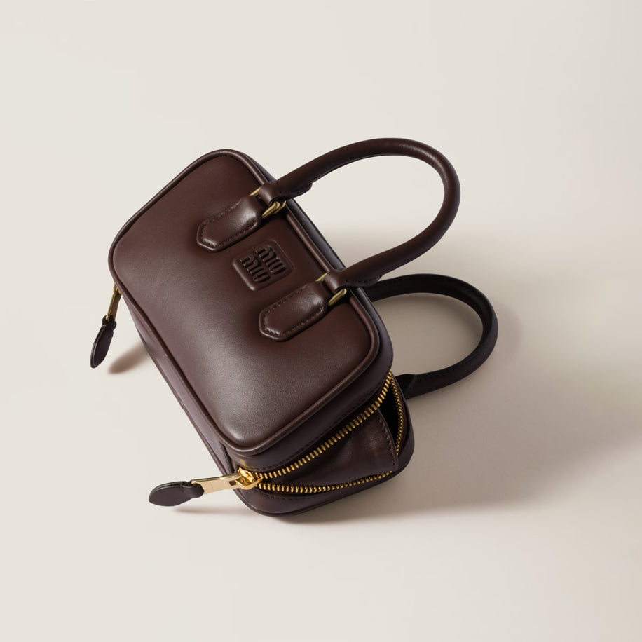 Miu Miu Arcadie Leather Bag Briarwood