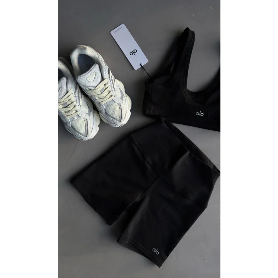 Alo Yoga Set “ Şort Tayt - Atlet “